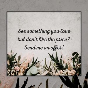 ✨ OFFERS WELCOME ✨